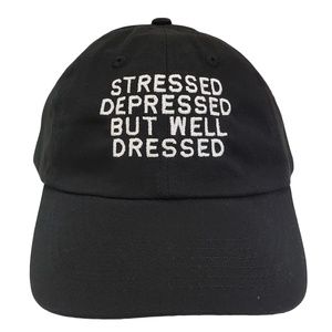 Stressed Depressed But Well Dressed Hat 🔥NEW🔥